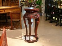 红酸枝清式花架