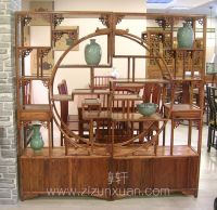降香黄檀明式古董柜背面